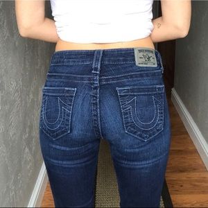 True Religion dark skinny jeans, Size 26